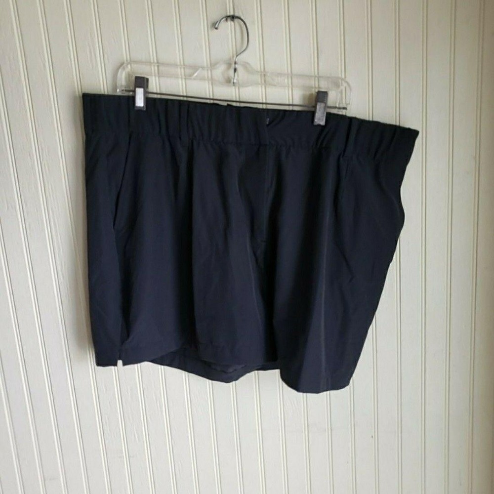 Nike Dri-FIT Shorts Mens 2XL Black Elastic Waist 6‎ Inseam Golf Performance